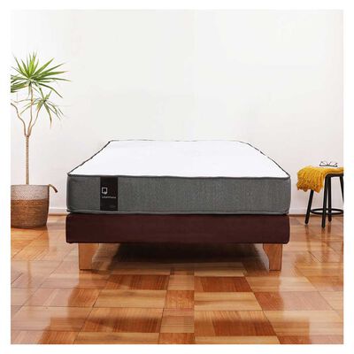 Cama Europea Latam Home 1,5 Plazas Zen Best Chocolate