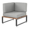 Sillón Esquinero para Terraza Innovamuebles Maitén 1 Cuerpo Gris Perla 