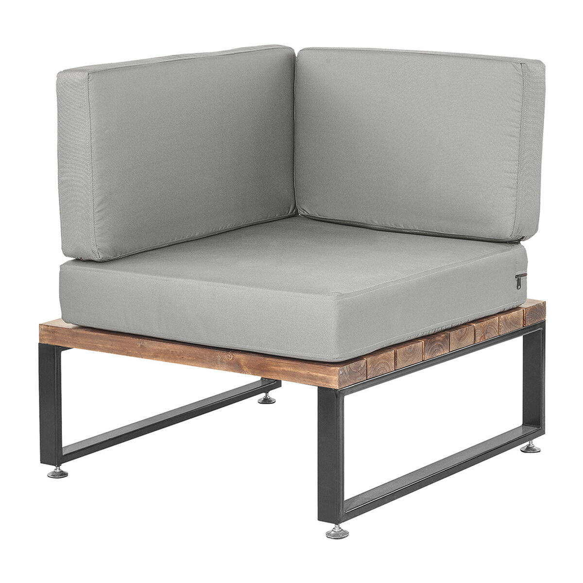 Sillón Esquinero para Terraza Innovamuebles Maitén 1 Cuerpo Gris Perla 