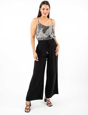 Imagen 2 del producto Pantalón Palazzo Mujer Zibel Negro
