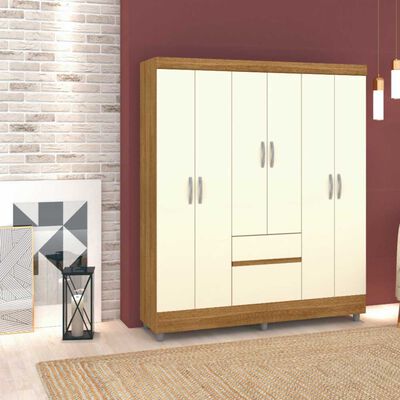 Imagen 2 del producto Clóset Kea Ideal 6 Puertas 2 Cajones Champagne