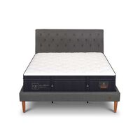 Cama Europea CIC King Súper Premium + Respaldo