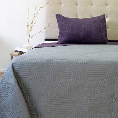 Imagen 2 del producto Quilt Doral 1,5 Plazas Obispo Gris Origins