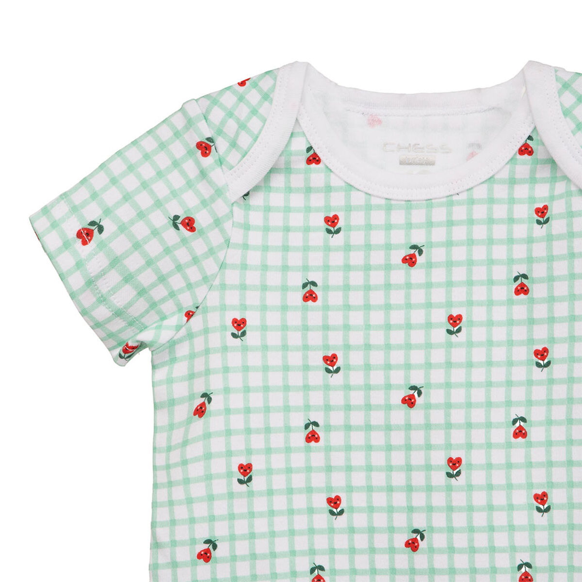 Pack 3 Body Manga Corta Chess Baby