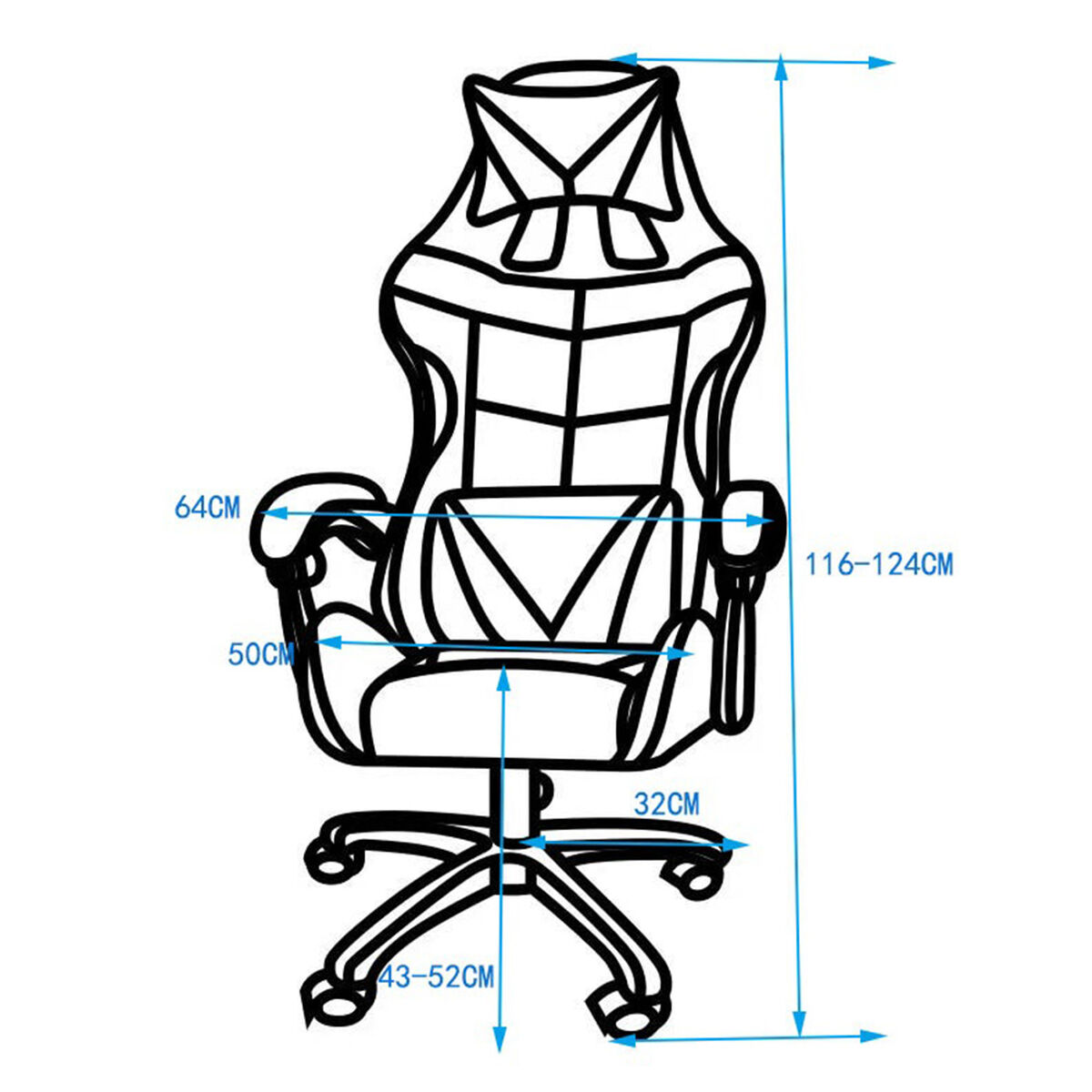 Silla Gamer Idetex Berni Rosado