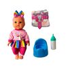Muñeca Babydoll Bostecitos 3 Accesorios Colores Aleatorio