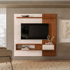 Panel TV Di Poretti Design Cosmo Hasta 70" Caf&eacute;