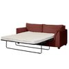 Sofá Cama Latam Home Milan 3 Cuerpos Chocolate