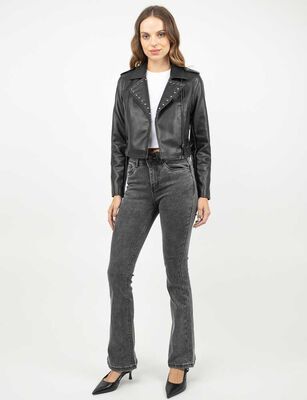 Imagen 2 del producto Jeans Flare Mujer Most Wanted Gris