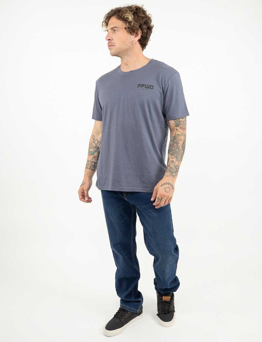 Polera Con Estampado Manga Corta Hombre Zibel