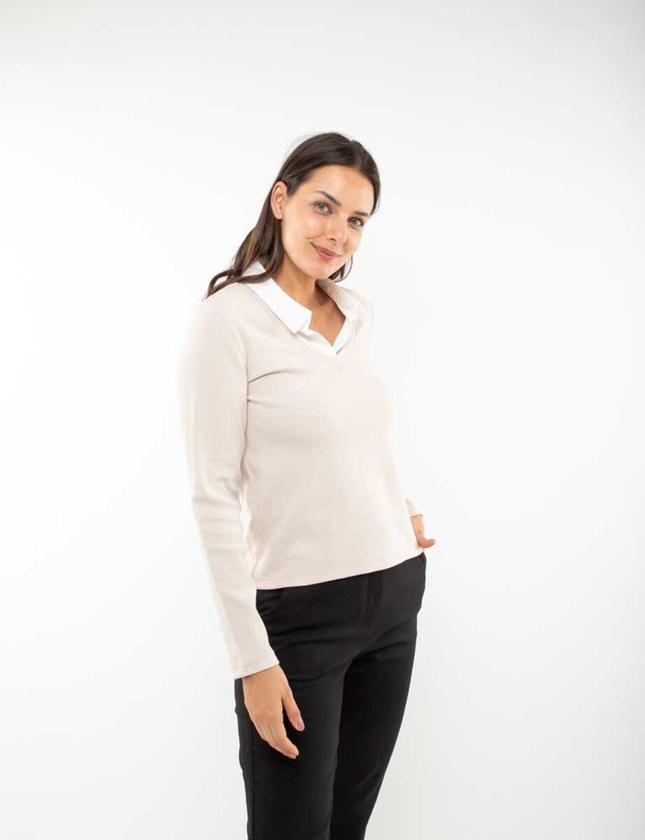 Polera Manga Larga Mujer Zibel