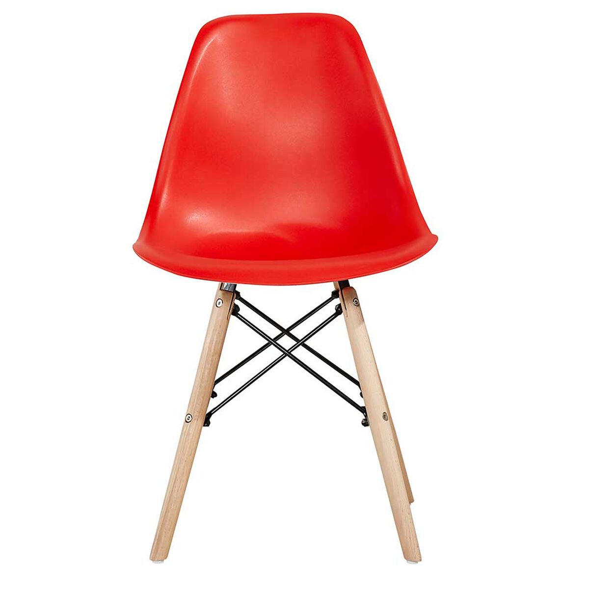 Set 4 Sillas Spazzio Badem Rojo