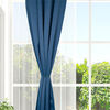 Combo Cortinas Doral Black Out Victoria  220 x 140 cm Azul