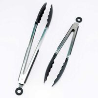 Set 2 Pinzas de cocina Swiss Nature Labs Cross Gris