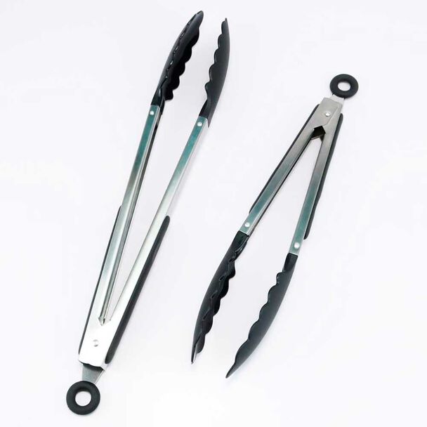 Set 2 Pinzas de cocina Swiss Nature Labs Cross Gris