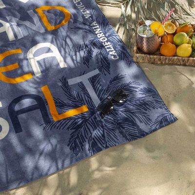 Toalla de Playa Velour Casanova Sand 75 x 150 cm