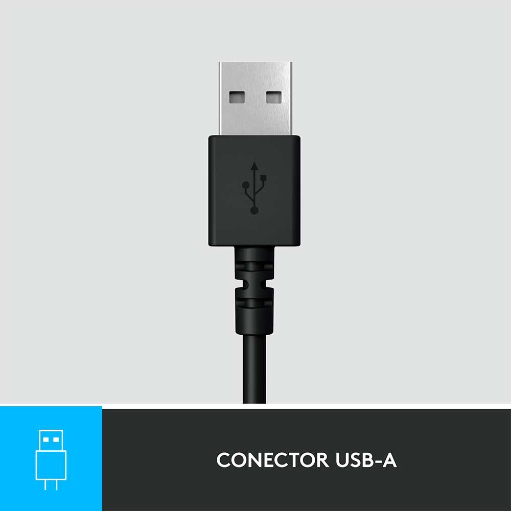 Logitech H390 Negro, foto 5