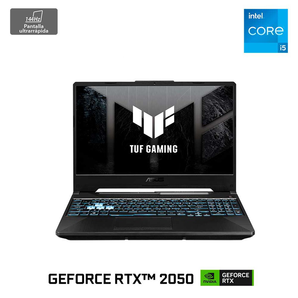 Notebook Gamer Asus TUF Gaming F15 FX506 Core i5 8GB 512GB SSD 15,6" NVIDIA RTX2050