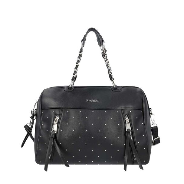 Cartera de Mano Secret Seattle FW25 M Negro