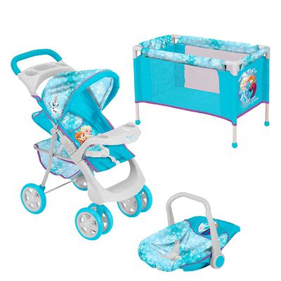 Imagen 1 del producto Set Coche y Cuna Muñeca Frozen Disney