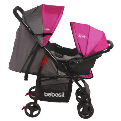 Imagen 2 del producto Coche Travel System Bebe Summer Rosado Bebesit