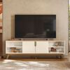 Rack TV Exit Campinas Hasta 75" Beige
