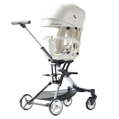 Coche de Paseo 360° Reclinable Playkids Blanco Lubabycas