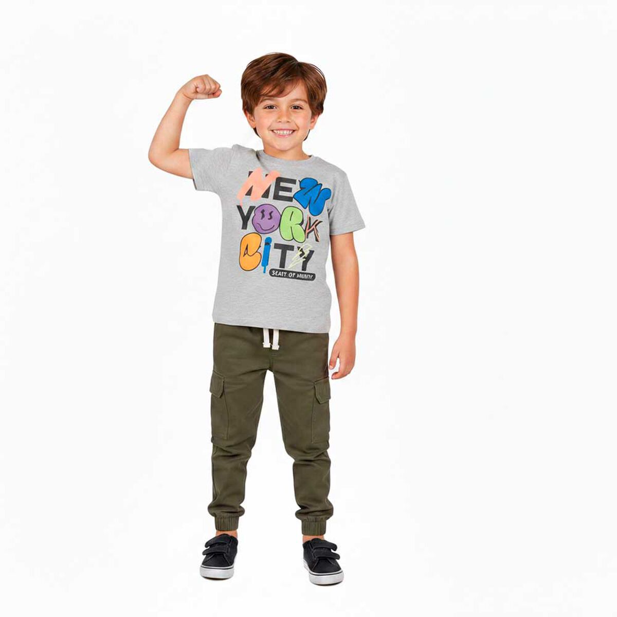 Polera Manga Corta Ni&ntilde;o Chess