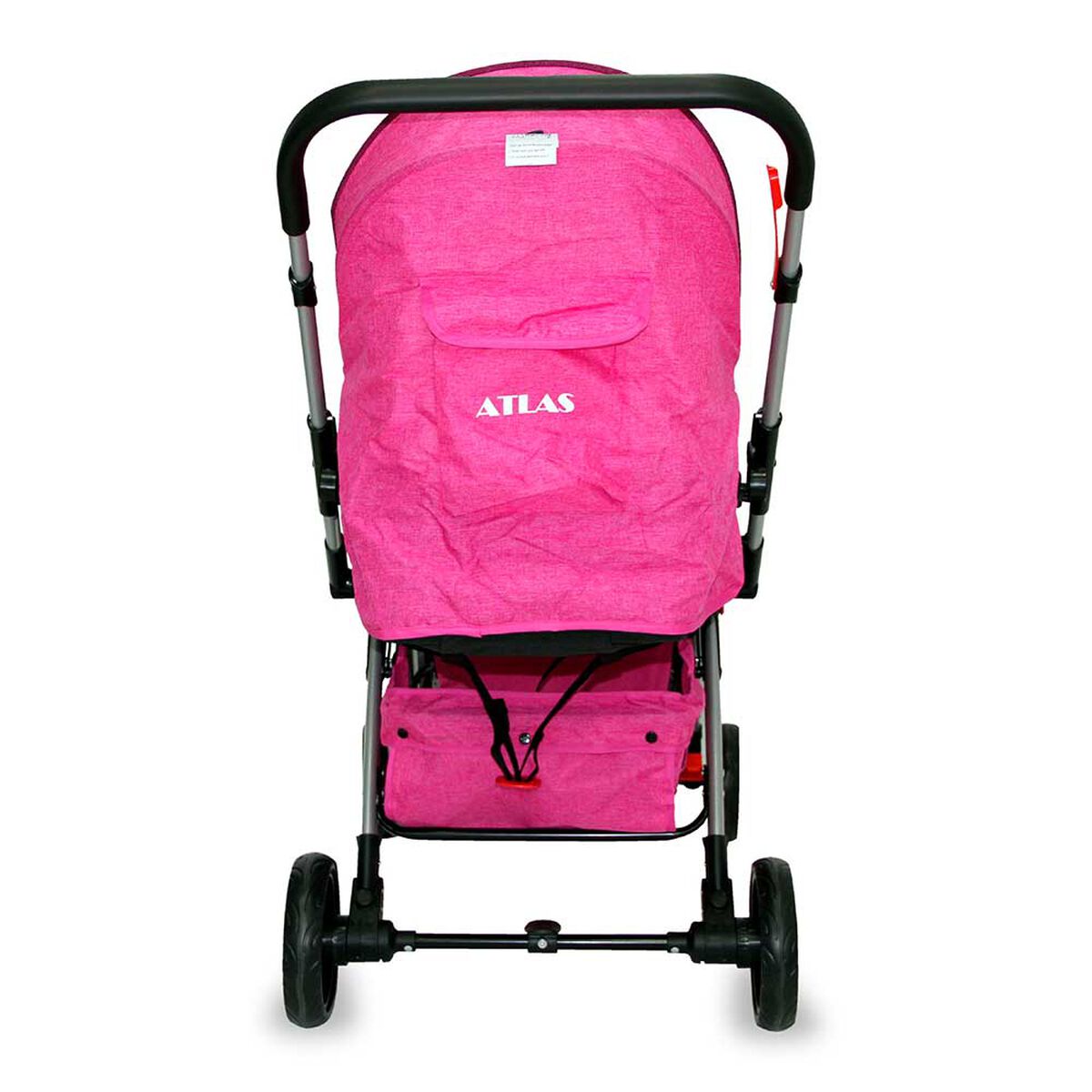 Coche Cuna Atlas Manillar Reversible Fucsia