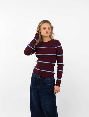 Imagen 1 del producto Sweater Mujer Icono Burdeo, Crudo, Navy