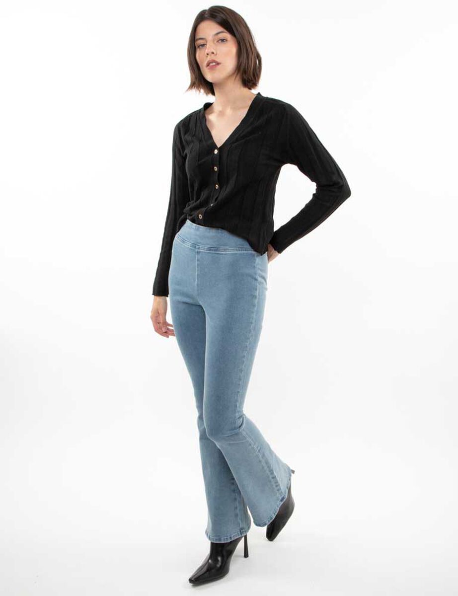 Jeans Flare Mujer Zibel
