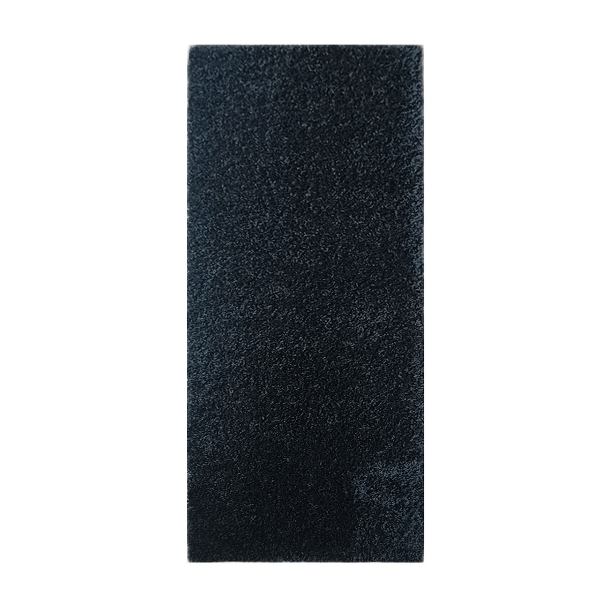 Alfombra Idetex Shaggy Lisa 70x200 cm Negro