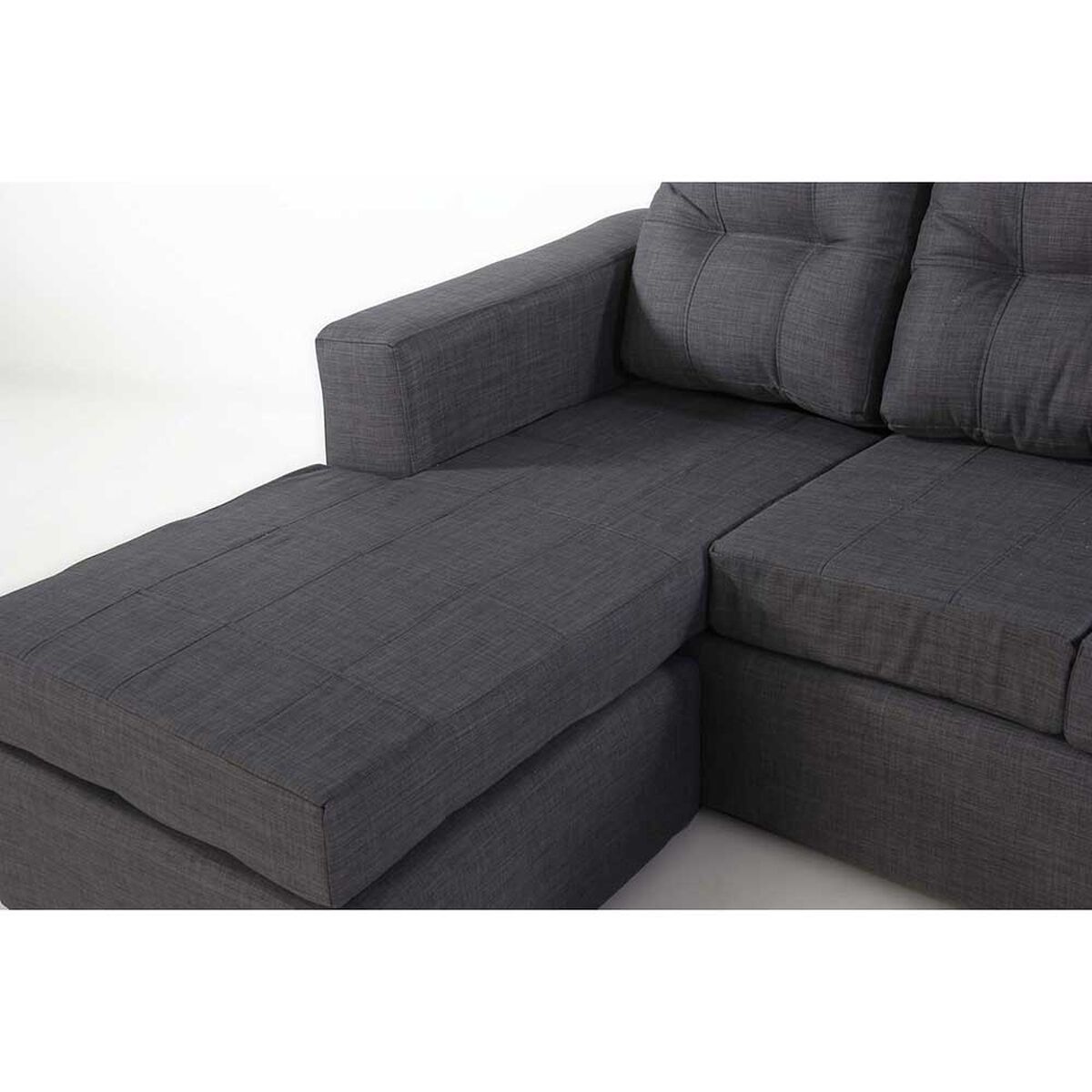Sofá Modular Kea Rodas 3 Cuerpos Grafito