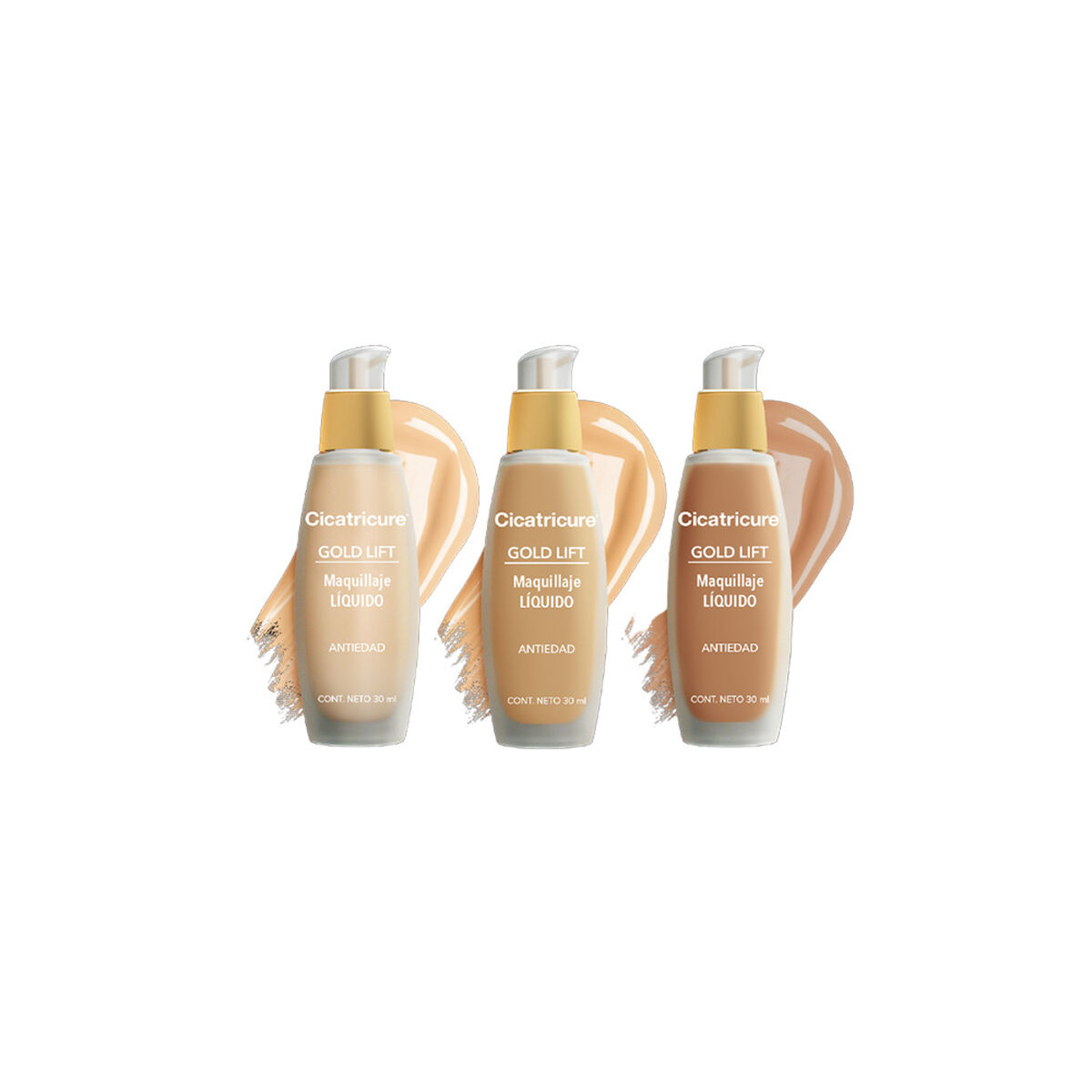 Cicatricure Gold Lift Maquillaje Liquido Light 30 ml