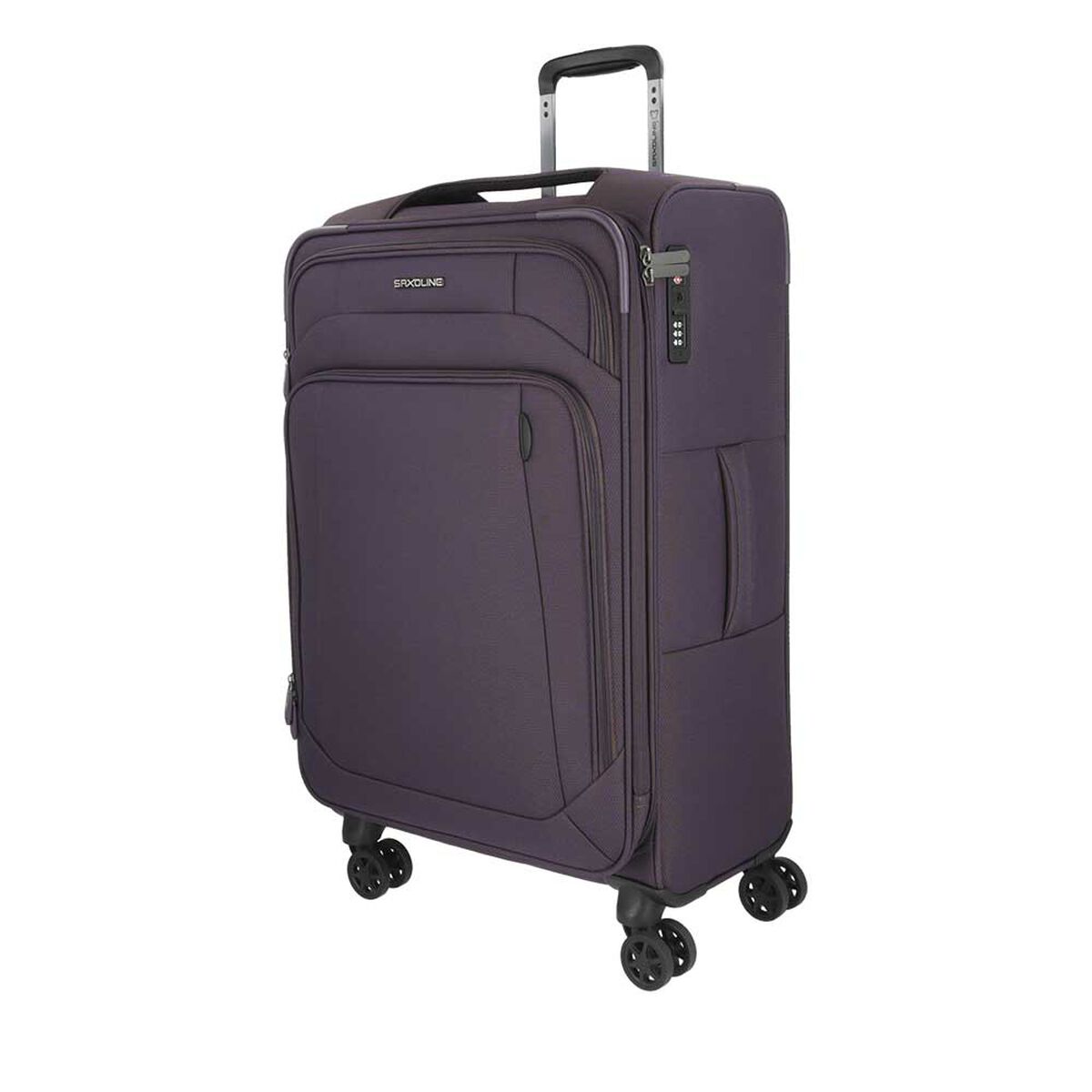 Maleta Saxoline Airshock 4SX Púrpura 107 lt L