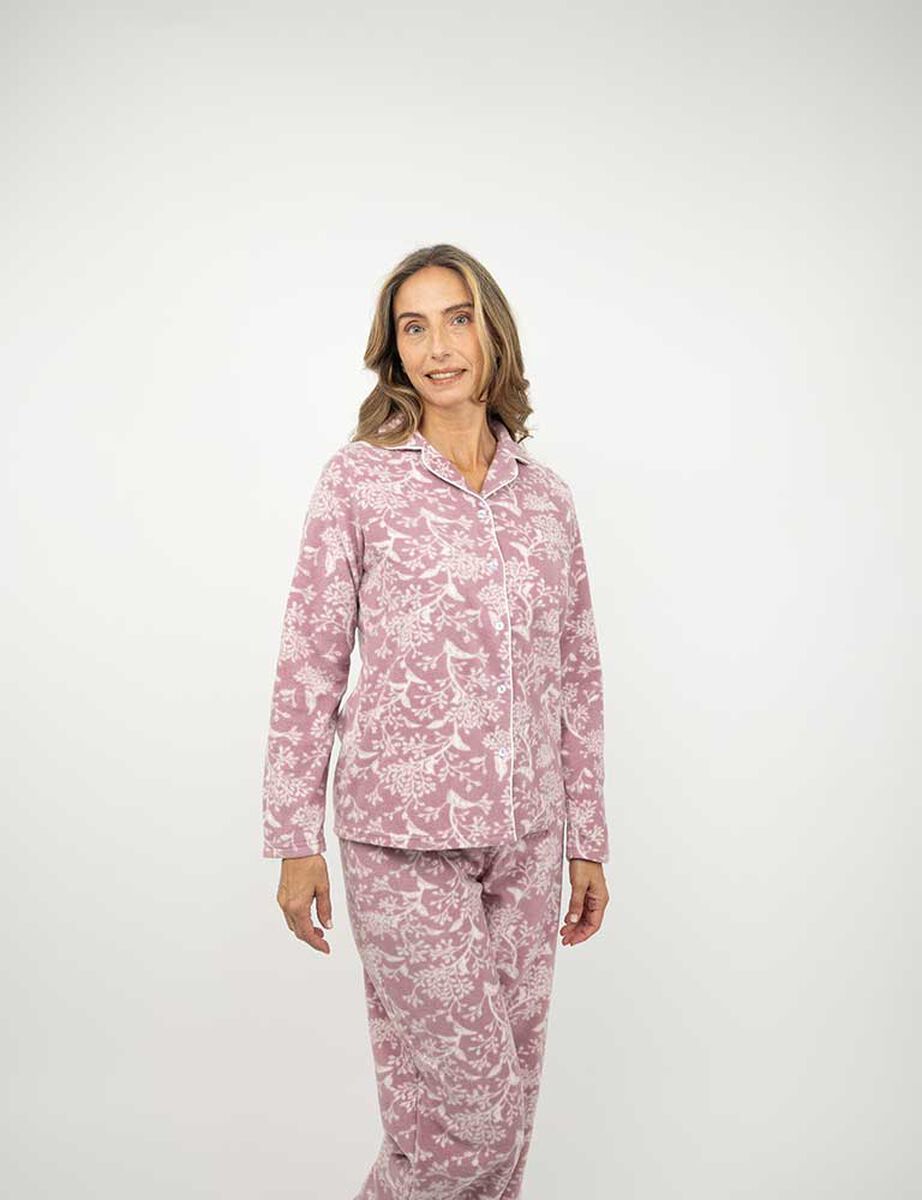 Pijama de Polar Mujer Portman Club