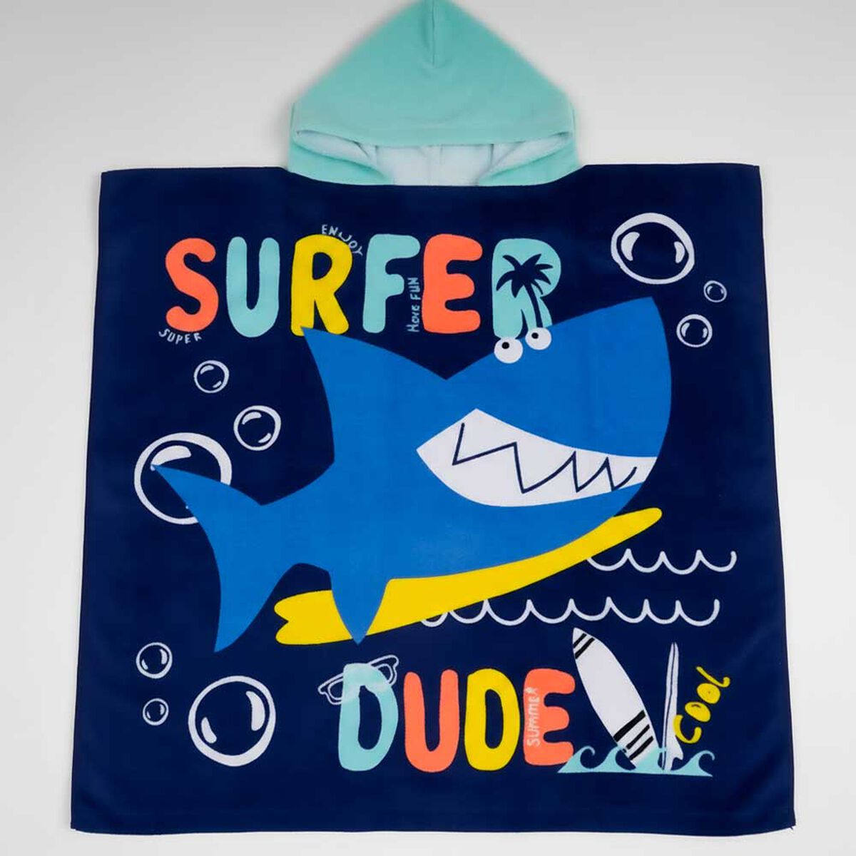 Toalla Poncho de Playa Infanftil Casanova Kids Shark
