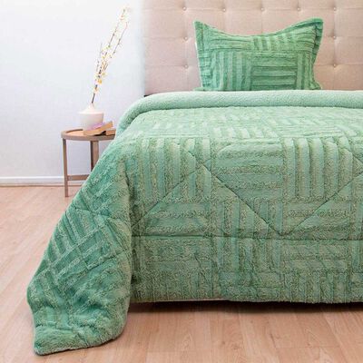 Cubrecama Doral 1,5 Plazas Verde Senses