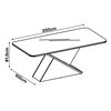 Juego de Comedor Di Poretti Design Zafira 8 Sillas Café