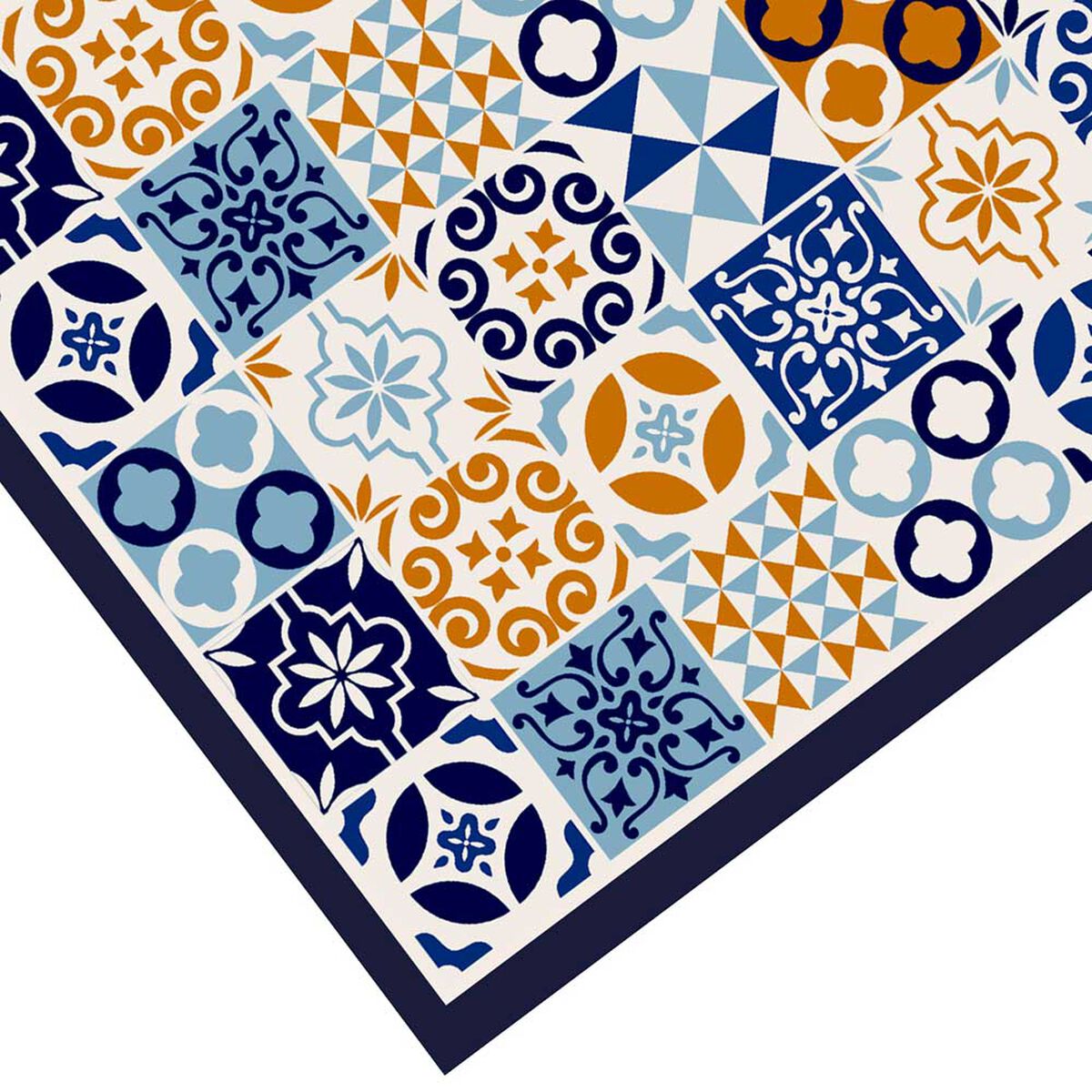 Alfombra Davanti Baldosa Mediterranea 140 x220 Baldosa Mediterranea