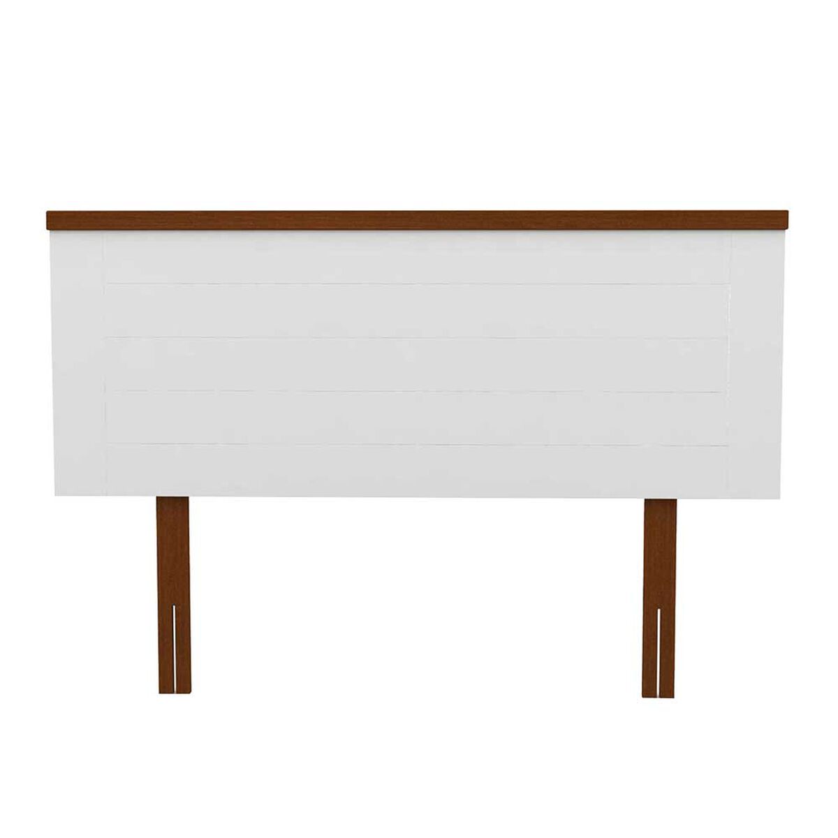 Respaldo + 2 Veladores Flex 2 Plazas London Blanco