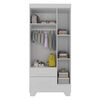 Closet Di Poretti Design Adoleta 2 Cajones 3 Puertas Blanco
