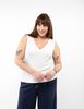 Polera Básica Sin Mangas Mujer Extralindas