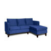 Sofá Seccional Barra Design Mila Derecho 3 Cuerpos Azul