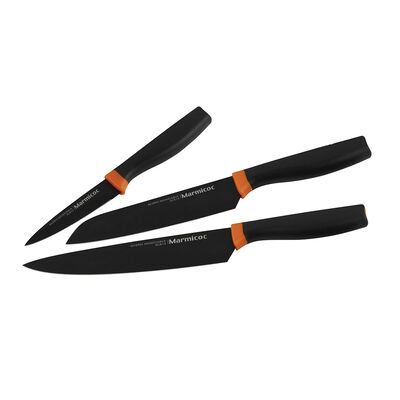 Imagen 1 del producto Set de Cuchillos Marmicoc Black 3 Piezas