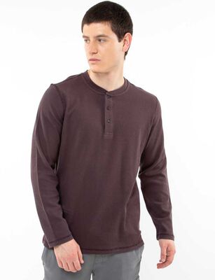 Imagen 2 del producto Polera Algodón Manga Larga Hombre Fiorucci Burdeo