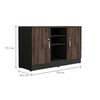 Gabinete TuHome Home Office Negro Soft Co&ntilde;ac