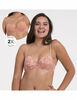 Pack 2 Sostenes Balconet Extra Push Up Flores