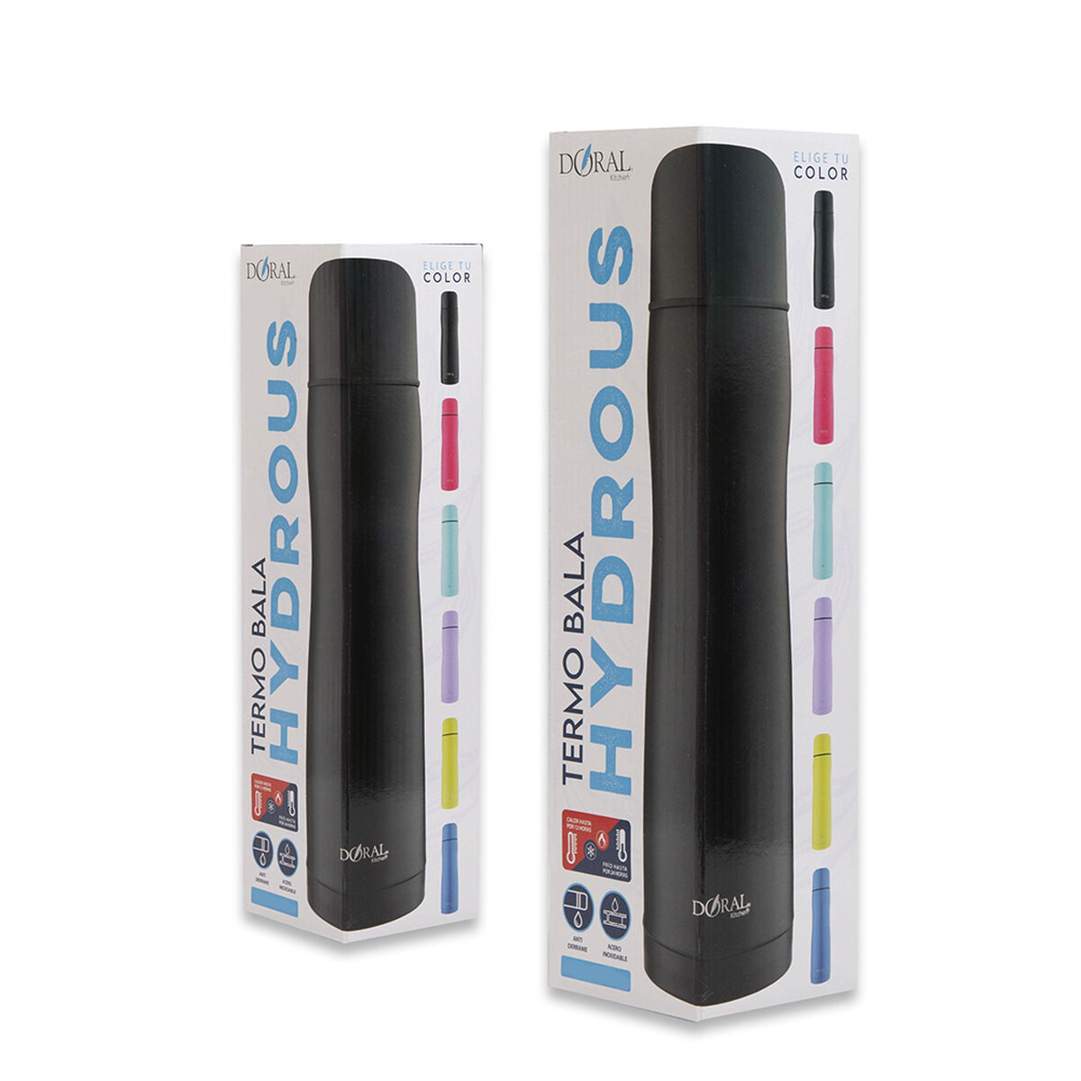 Termo Doral Hydrous 1000 ml Negro