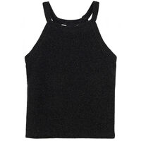 Polera sin Mangas Niña Mila Negro